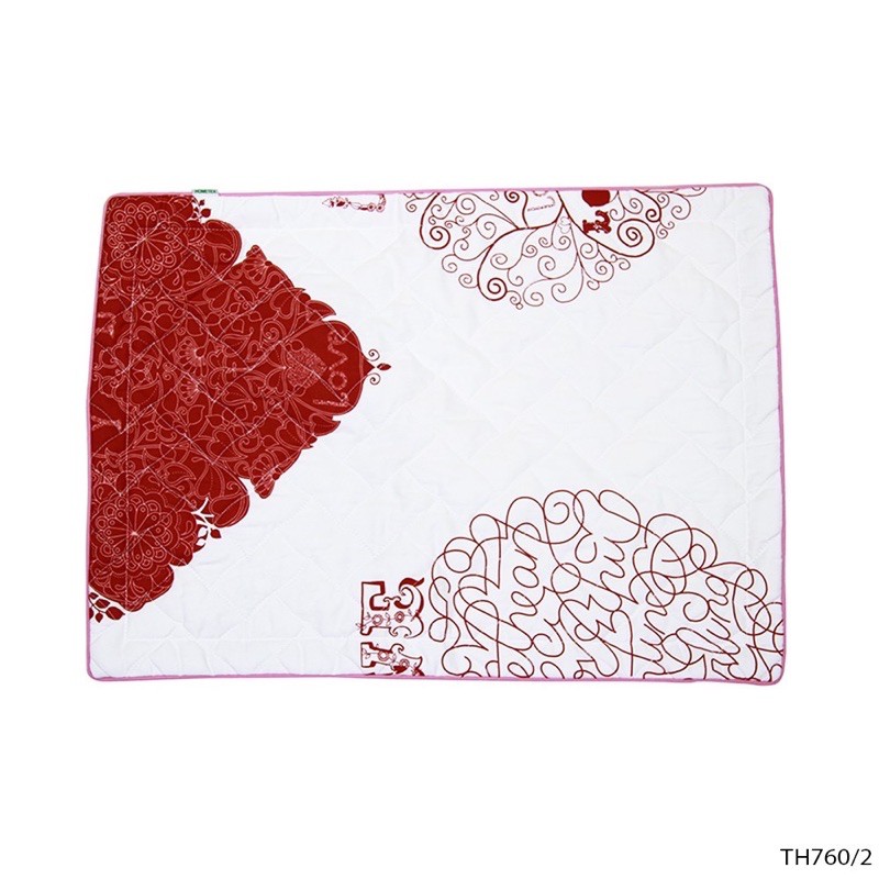 Vỏ gối đầu, áo gối đầu, bao gối đầu chần gòn cotton hoa Hometex 35x50, 40x60