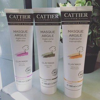 Mặt nạ đất sét Cattier Masque Argile Clay Mask