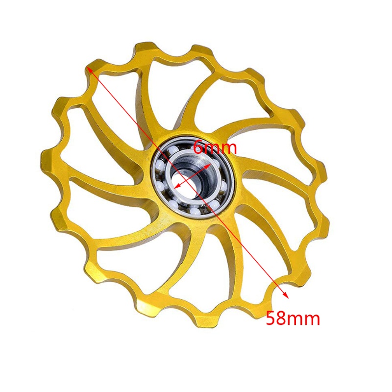 Ròng Rọc Cùi Đề Sau Bằng Gốm Cho Xe Đạp Leo Núi