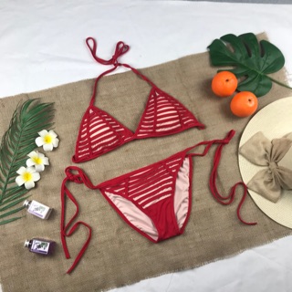 Bikini, đồ bơi 2 mảnh đan dây sexy