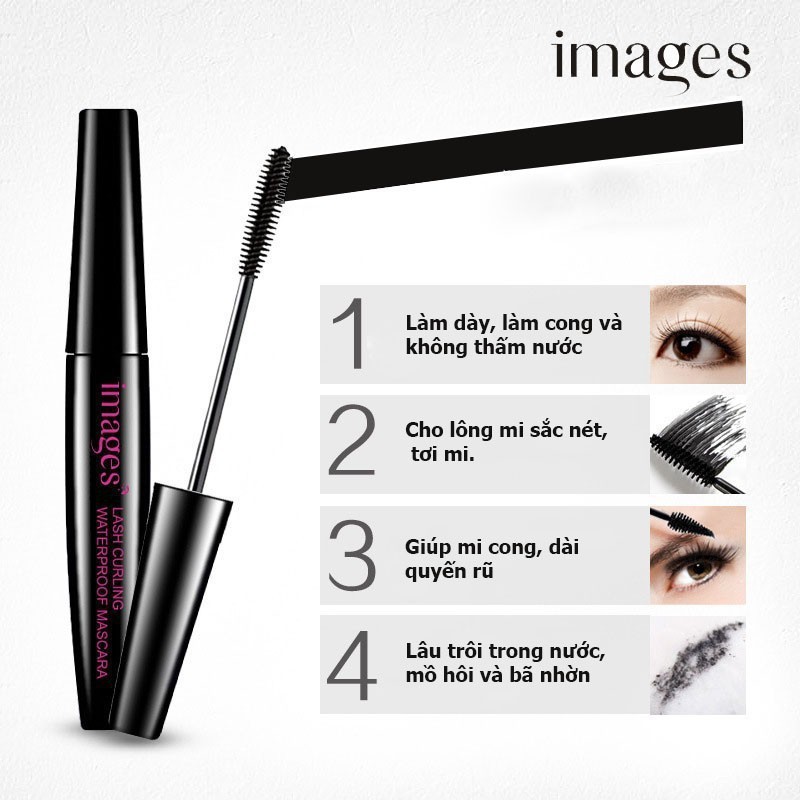 MS0056 Combo bộ trang điểm chính hãng Images Kem BB + Phấn phủ + Chì kẻ mày + Bút dạ kẻ mắt + Mascara + Son + Mặt nạ