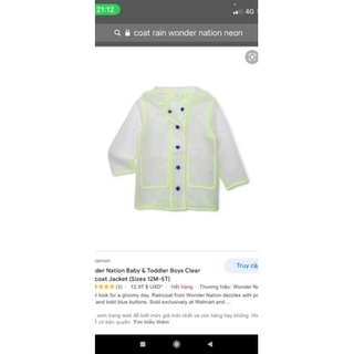 Áo mưa cho bé ( size 1_5y)..