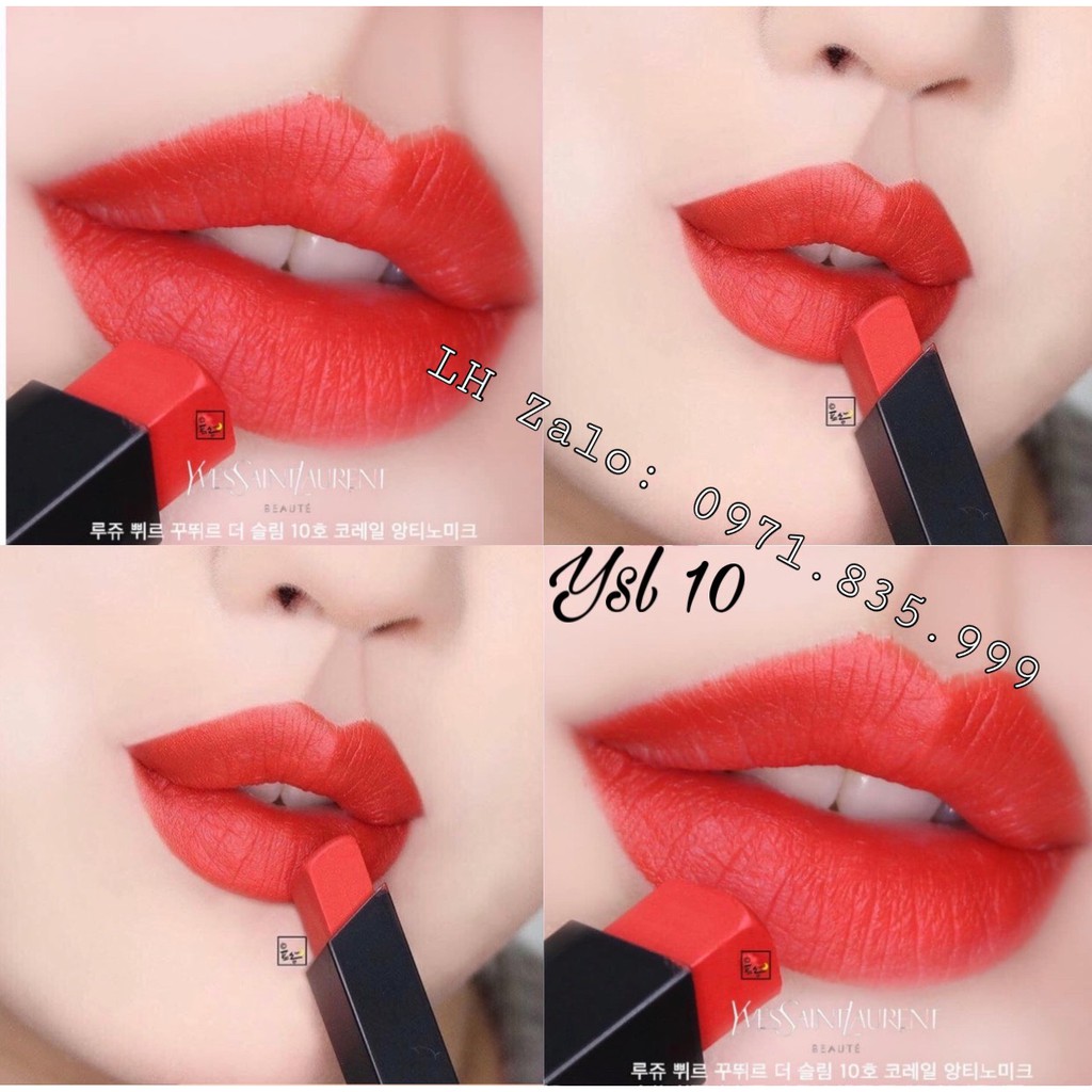 Son YSL Rouge Pur Couture The Slim - The Slim Glow Matte Full Size đủ màu bao check | BigBuy360 - bigbuy360.vn