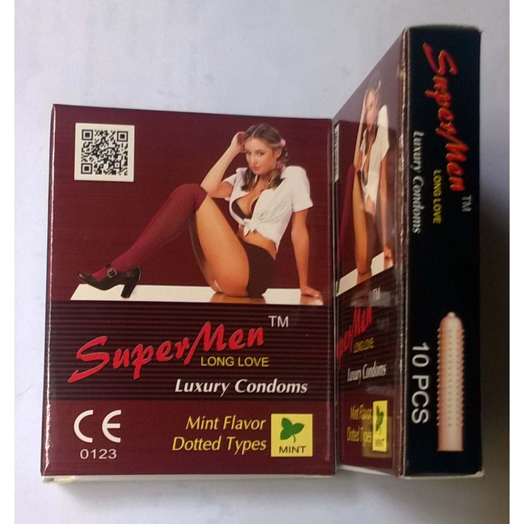 Bao cao su Super Men có gai và chống xuất tinh sớm 120 cái bao cao su gia đình