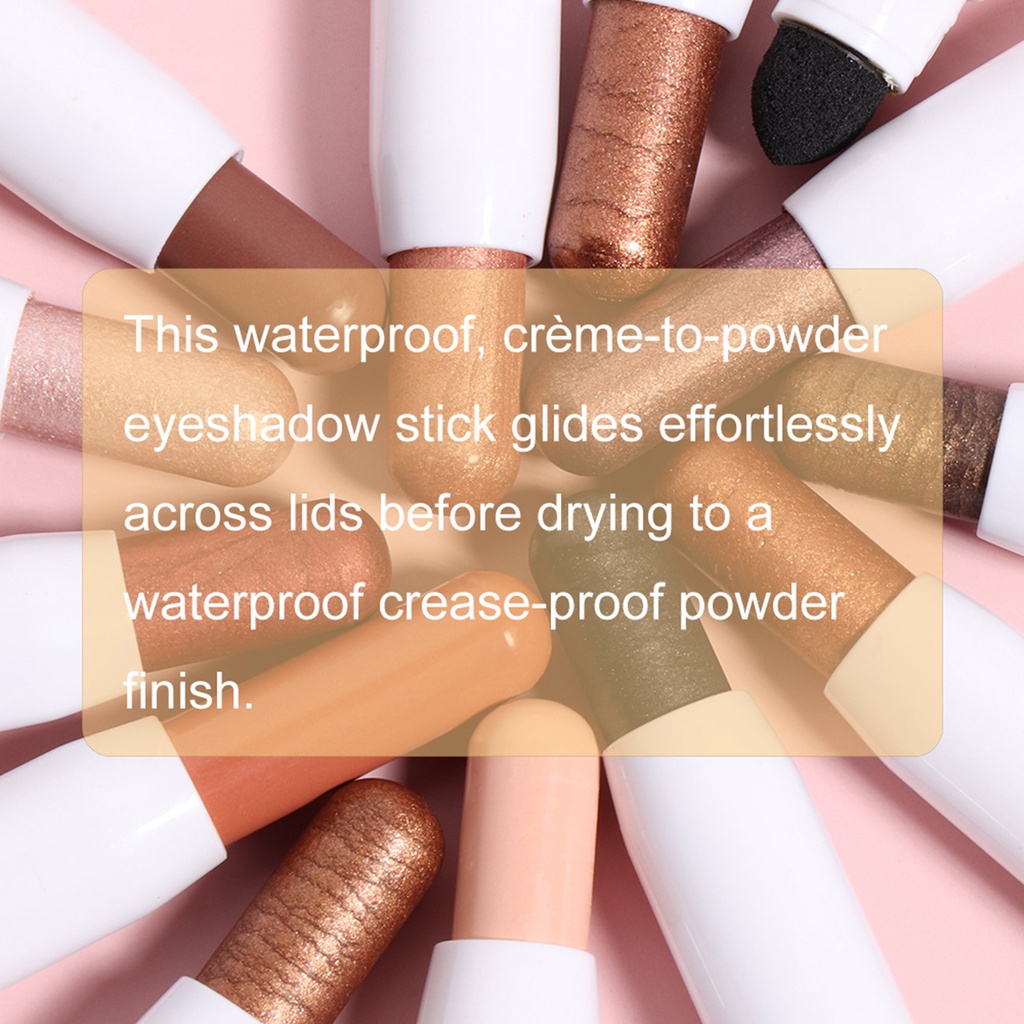 Phấn Mắt Dạng Thỏi Hai Công Dụng 3D Chống Mồ Hôi Lên Màu Chuẩn beautymart