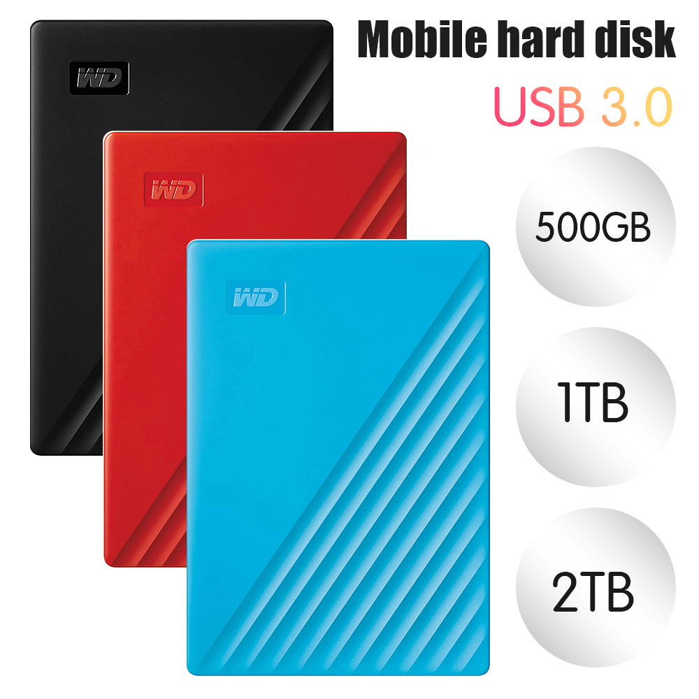 WD MY PASSPORT SEAGATE Ổ Cứng Di Động Hdd Usb 3.0 Dung Lượng 1tb / 2tb / 500gb