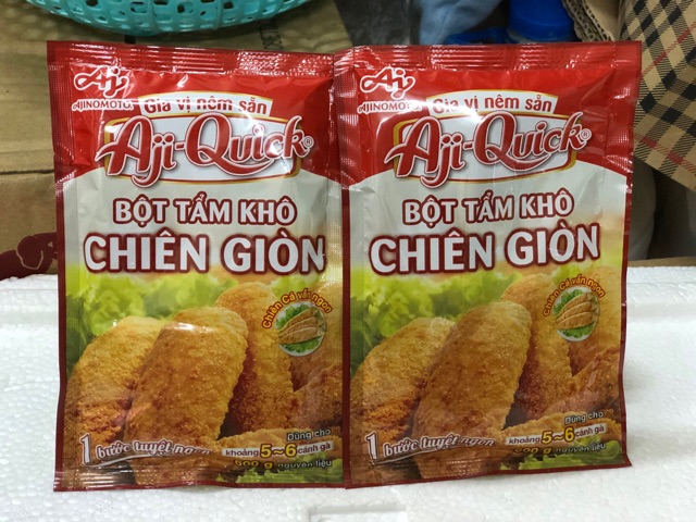 [FREESHIP DATTE XA] BỘT CHIÊN GIÒN TẨM KHÔ AJI QUICK 42G - 150g