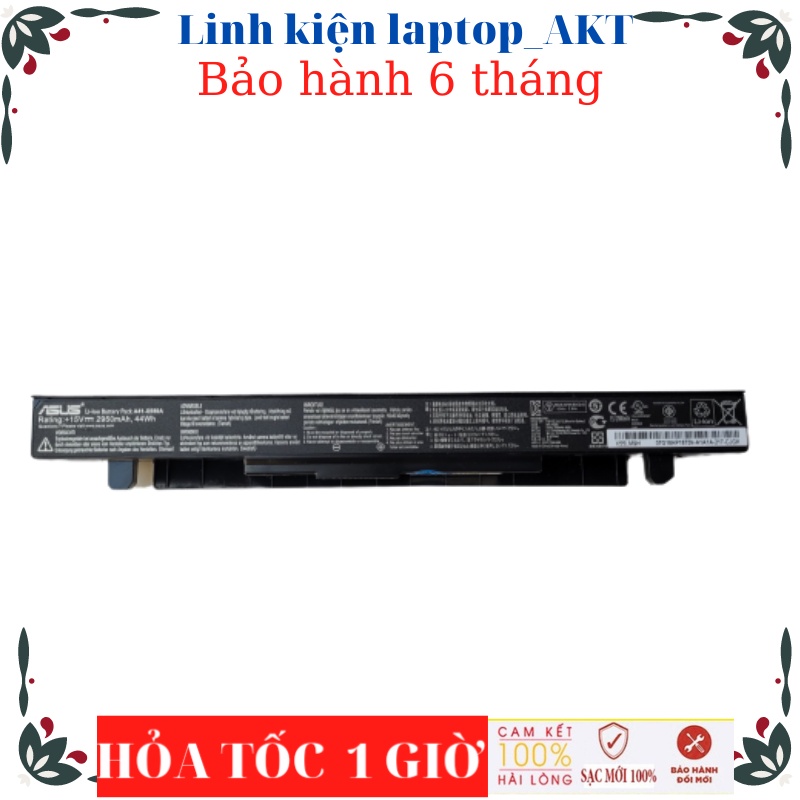 Pin laptop asus X550 X550A X550B X550D K550 K550CA K550C K550CC- Pin A41-X550A