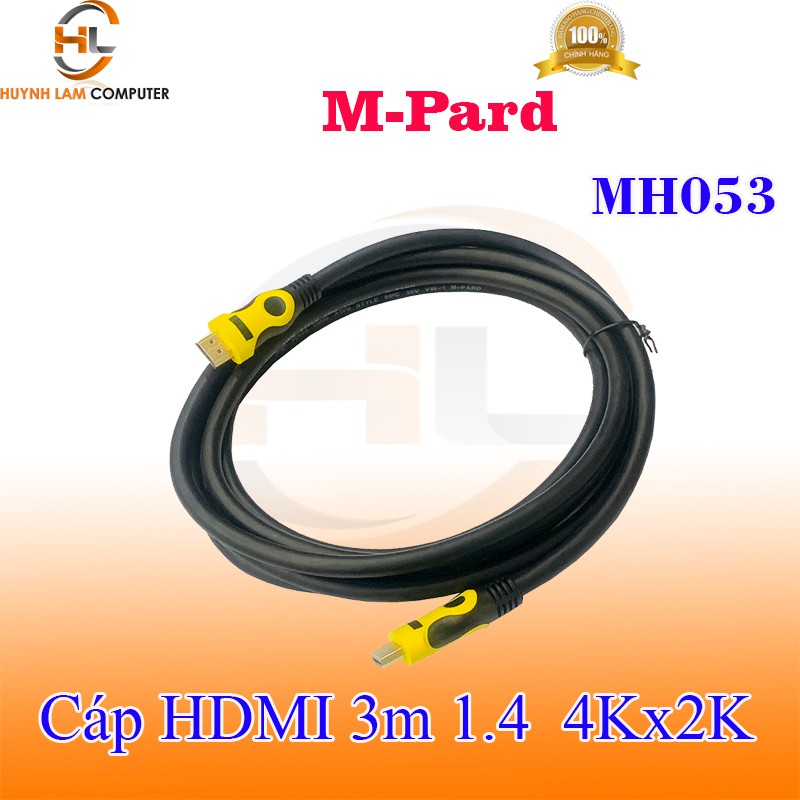[Mã ELCLJAN giảm 7% đơn 500k]Cáp HDMI 3m chuẩn 1.4 M-Pard MH053 3D 1080P 4Kx2K