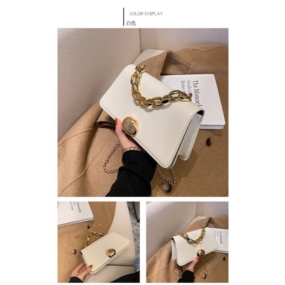 Túi xách nữ đeo chéo da trơn khóa tròn thời trang thanh lịch siêu xinh TX28 túi đeo vai Chip Xinh Shop | BigBuy360 - bigbuy360.vn