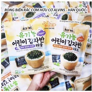 Rong biển rắc cơm hữu cơ Alvins - Hàn Quốc