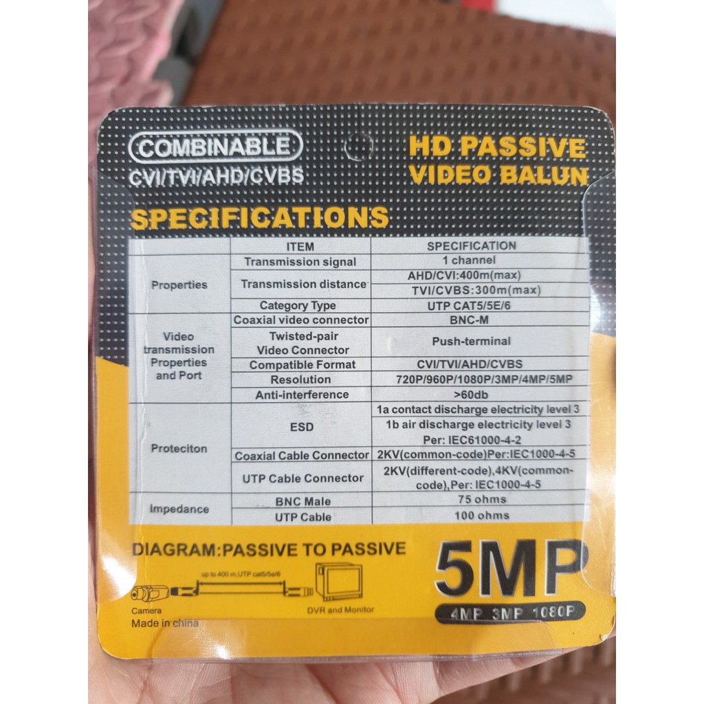 Video balun - CAM KẾT HÀNG CHUẨN