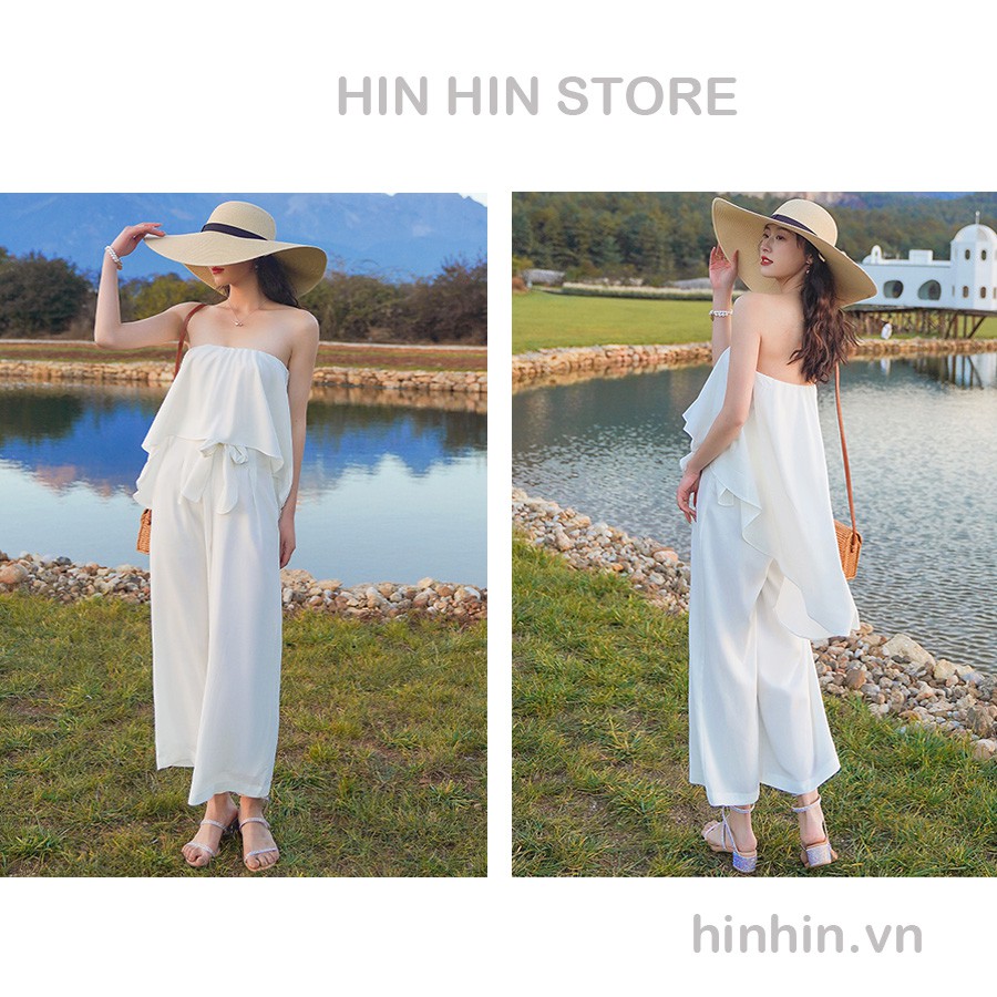 Jum ống rộng kèm bèo đỗ mềm mại sang trọng HS72  Hỉn Hỉn Store