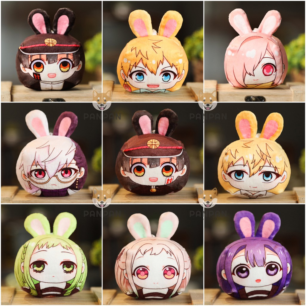 Móc khóa plushie nhồi bông Usagi (Thỏ) Anime Jibaku Shounen Hanako-kun 10 NHÂN VẬT