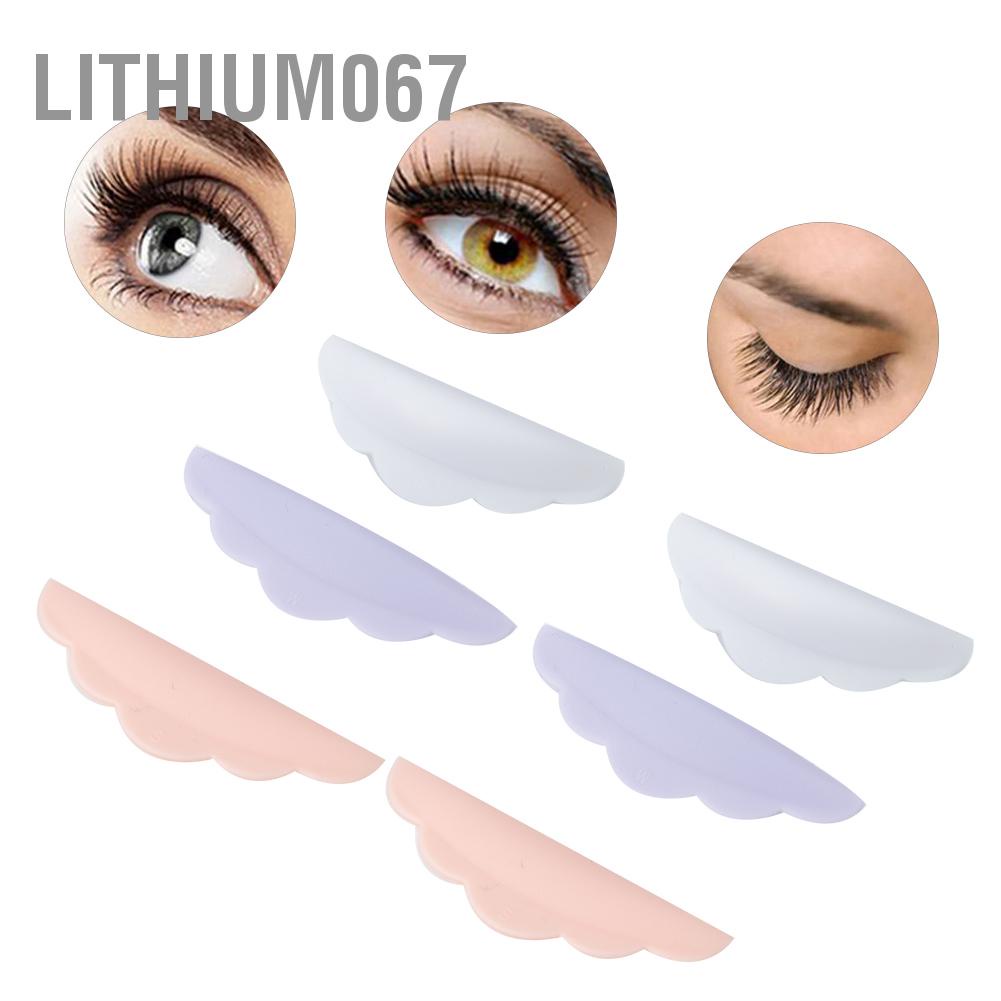 [Hàng mới về] 3 cặp miếng đệm nâng đỡ lông mi khi uốn