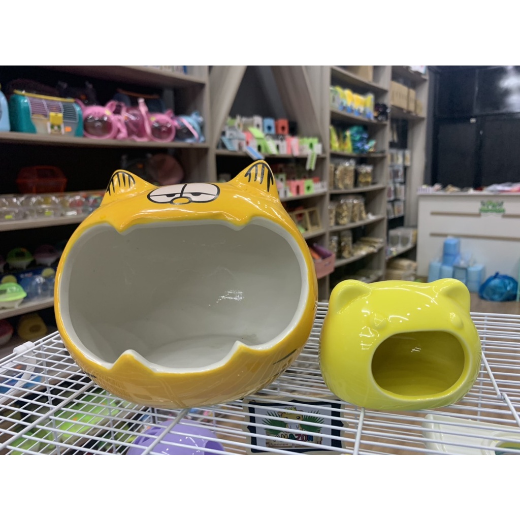 Nhà Ngủ Sứ Mèo  dành cho Hamster