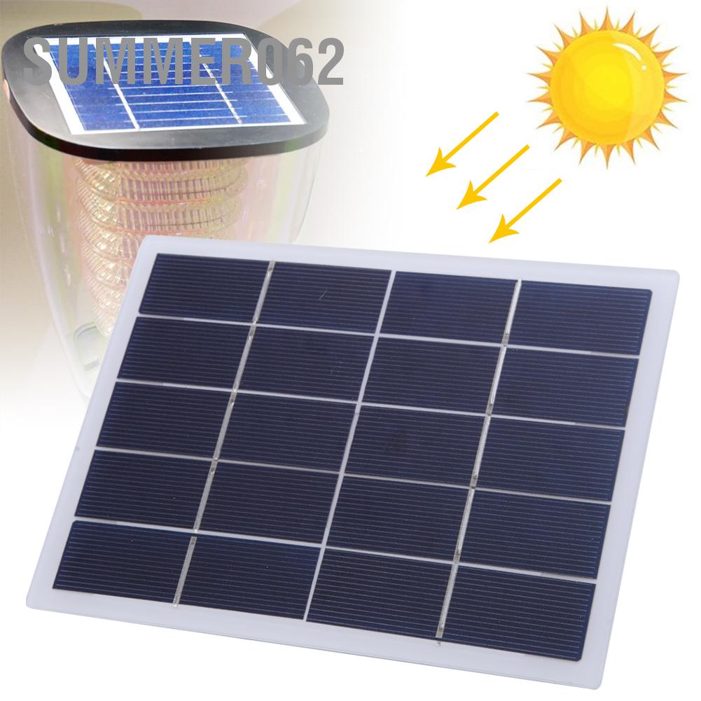 [Hàng Sẵn] 3W5V đa tinh thể tấm áp suất năng lượng mặt trời 170 x 130mm của tấm pin mặt trời 【Summer062】