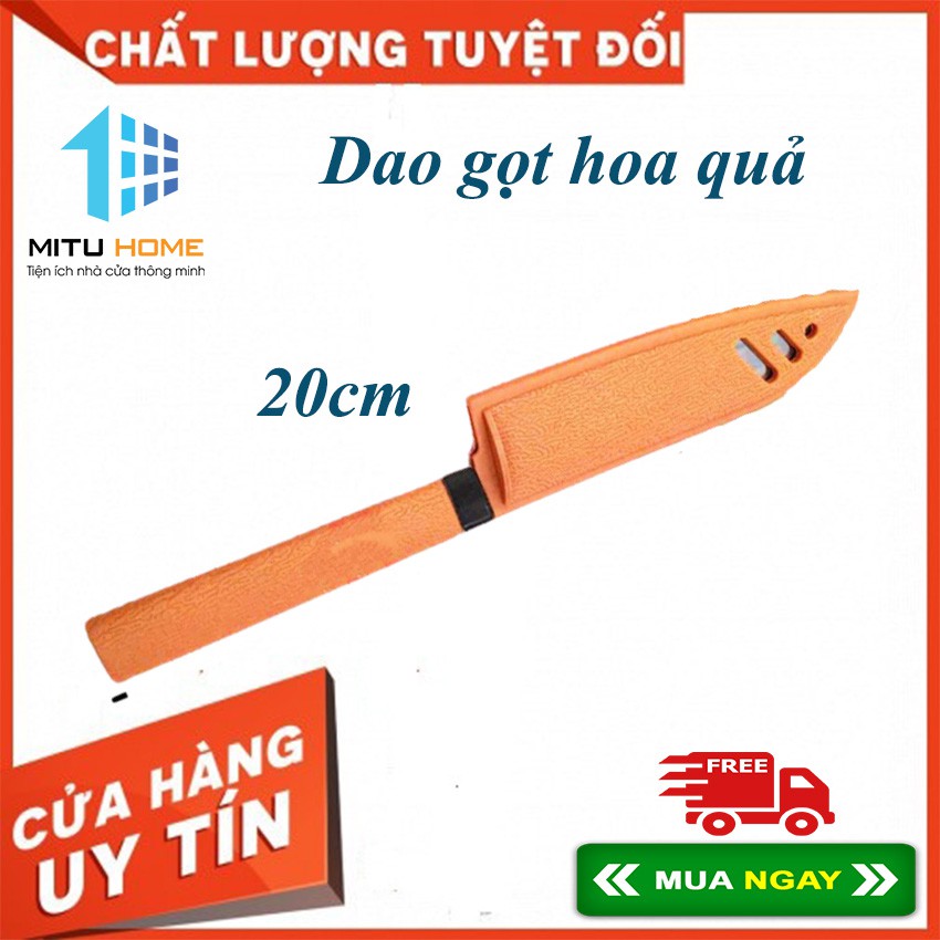 Dao gọt hoa quả có vỏ bao nhựa sắc bén an toàn MITUHOME - Dao được thiết kế nhỏ gọn, đẹp mắt, Tay cầm chắc chắn