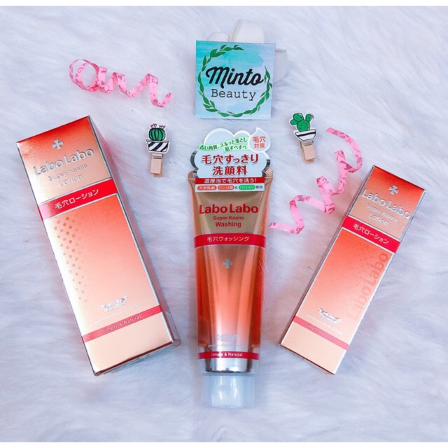 LOTION + SỮA RỬA MẶT LABO LABO SUPER - KEANA - 100ml