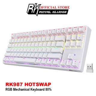 HOTSWAP RK987 RGB - Bàn phím cơ không dây Royal Kludge RK987 RGB kết nối 3 Mode dành cho PC, Laptop và điện thumbnail