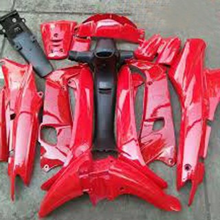 Dàn áo xe wave nhỏ ,wave 110 , WAVE anpha màu đỏ cờ +tặng kèm bộ tem cùng loại[D175]