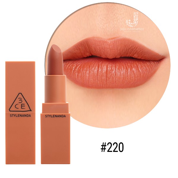 Son thỏi lì 3CE Mood Recipe Matte Lip Color #220 HIT ME UP