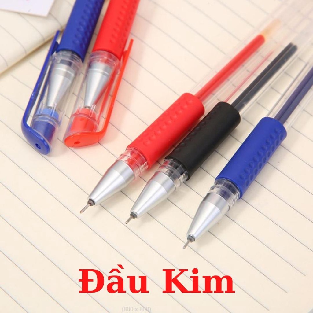 [Mã LIFEXANH03 giảm 10% đơn 500K] Bút Bi Nước Mực Xanh, Mực Đỏ, Mực Đen - Êm Tay, Không Lem Mực - Giá Rẻ - BEYOU