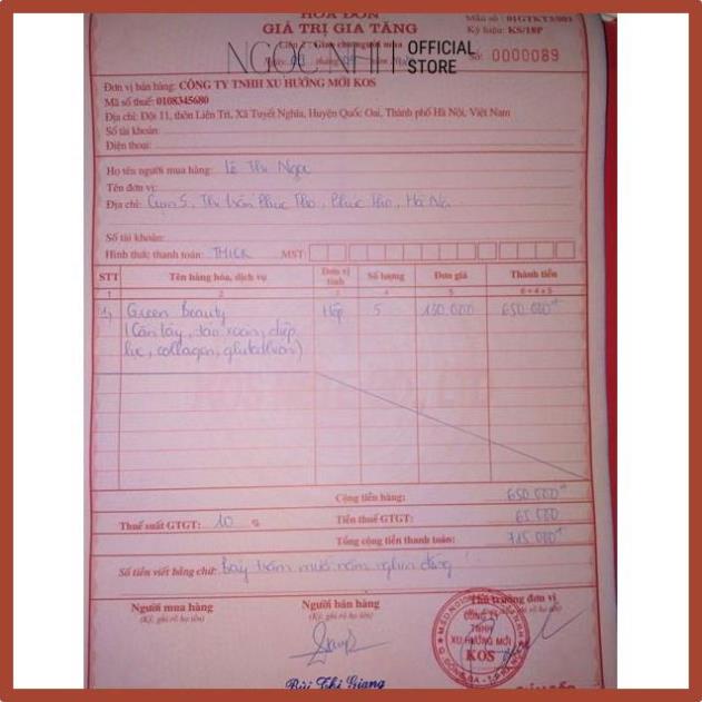 Nước ép cần tây GREEN BEAUTY