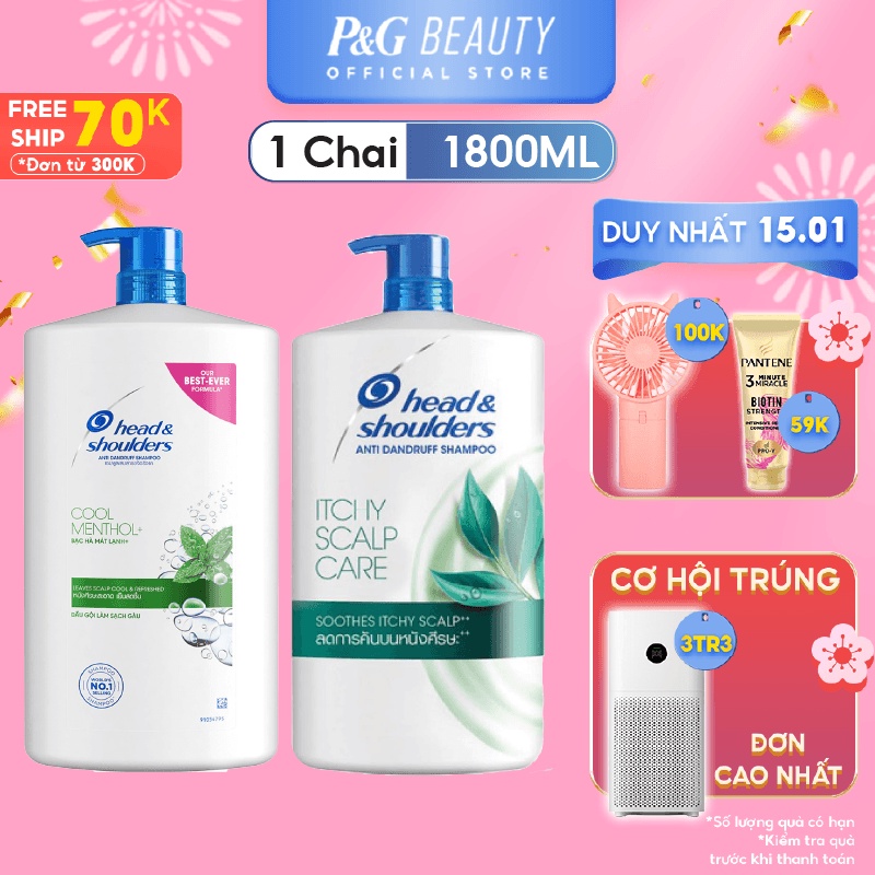 Dầu Gội Head&amp;Shoulders chai 1800ml