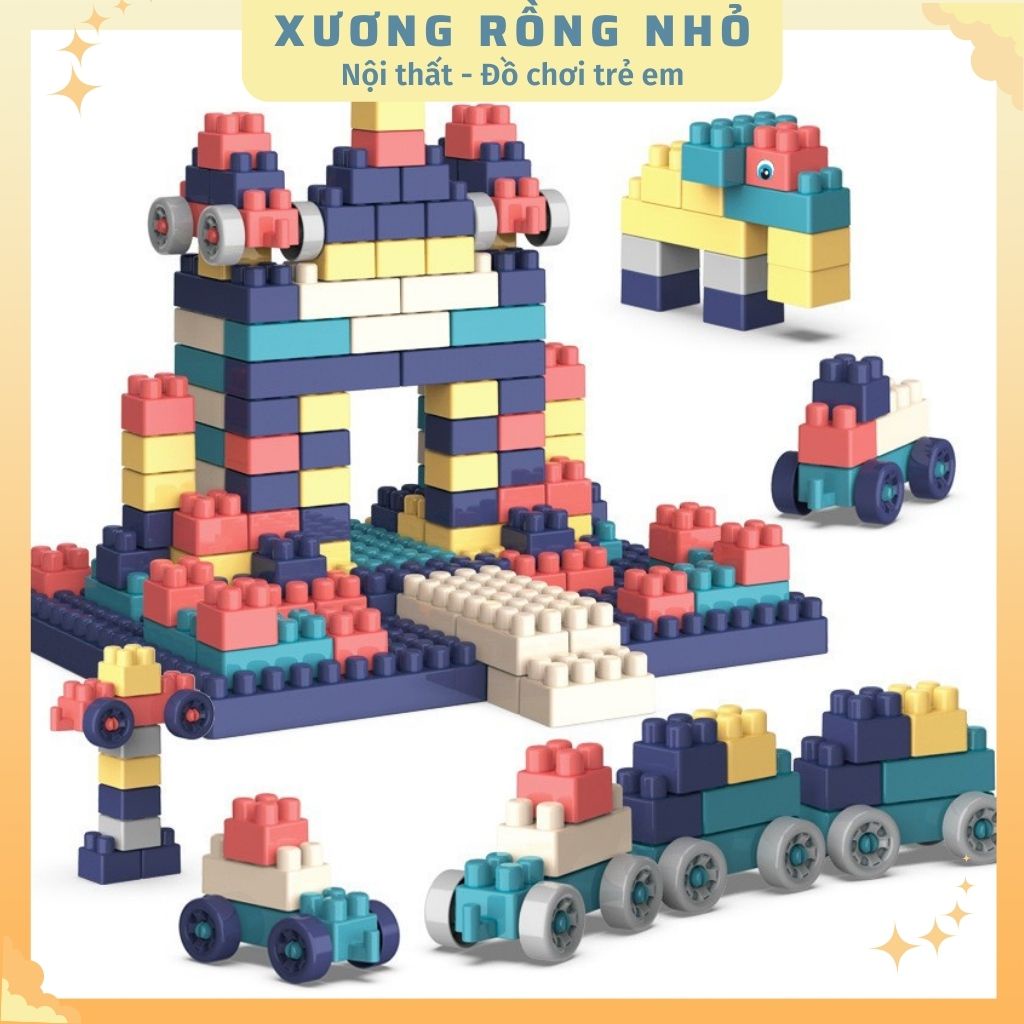 Đồ Chơi Xếp Hình Lego 520 Chi Tiết Tháo Lắp Phát Triển Trí Tuệ Cho Bé - Xương Rồng Nhỏ