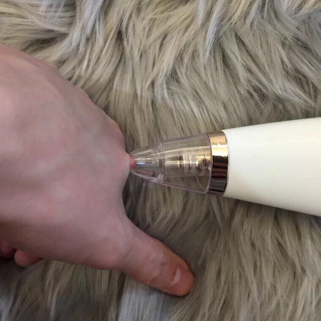 Máy Hút Mụn Đầu Đen Comedo Cầm Tay Mini Siêu Mạnh (kèm 4 đầu)