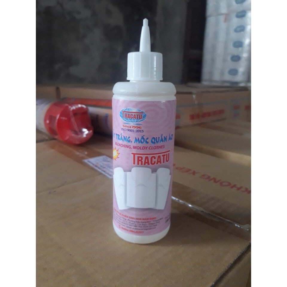 Tẩy quần áo Tracatu loại nhỏ 120ml