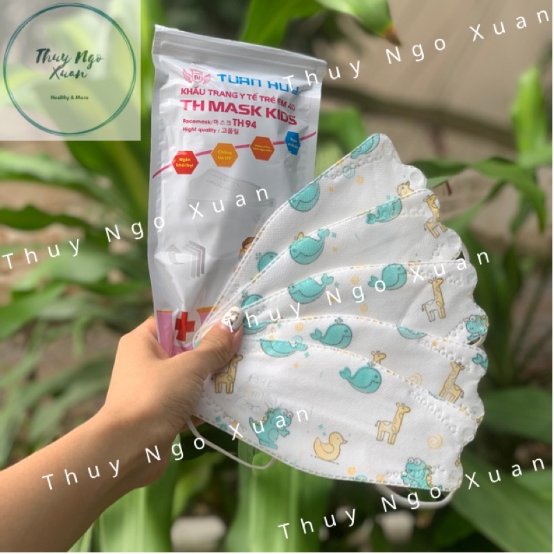 Khẩu Trang KF94 Cho Bé 3-8 Tuổi Nhiều Hình Ngộ Nghĩnh