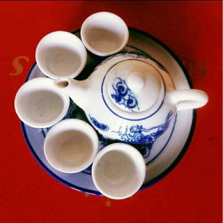 Bộ Ấm Chén Thờ Bát Tràng