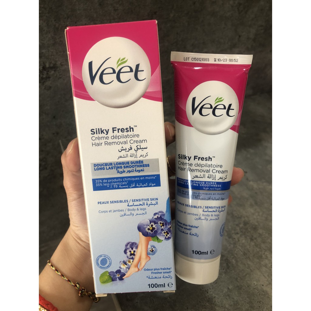 Kem Tẩy Lông Veet Silk 100ml - Giúp Tẩy Lông Hiệu Quả Và An Toàn Cho Da