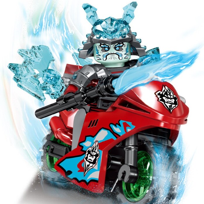 Đồ chơi lắp ráp nhân vật ninjago phẫn nộ kèm moto đủ 8 mẫu nhân vật