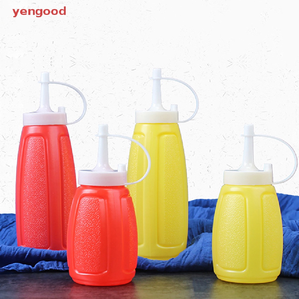 Set 2 Chai Nhựa Đựng Gia Vị 150 / 300Ml Có Nắp Đậy Tiện Dụng