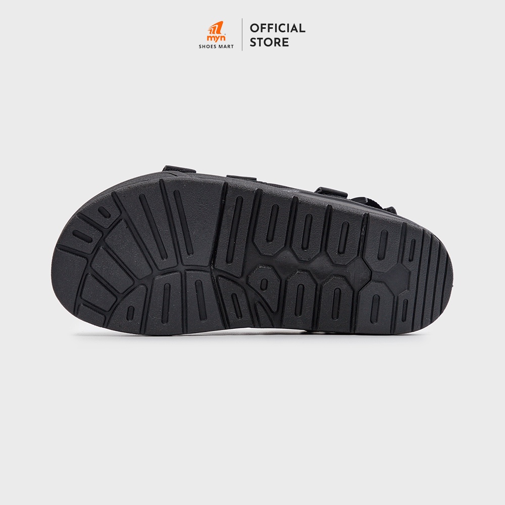 Sandal ZX Nam Nữ 3121 All Black - 3 quai, tháo rời quai hậu - bảo hành 1 đổi 1