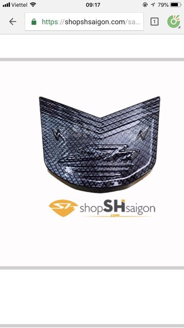 Combo 6 món ốp bô + chụp đít pô + bầu gió + đầu + đuôi + ốp gac chan