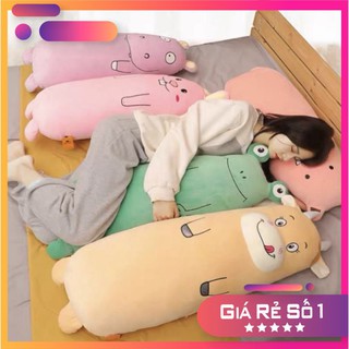 Gối ôm hình thú siêu mịn co giãn 4 chiều - Gấu bông nhồi ôm nhiều hình ngộ nghĩnh