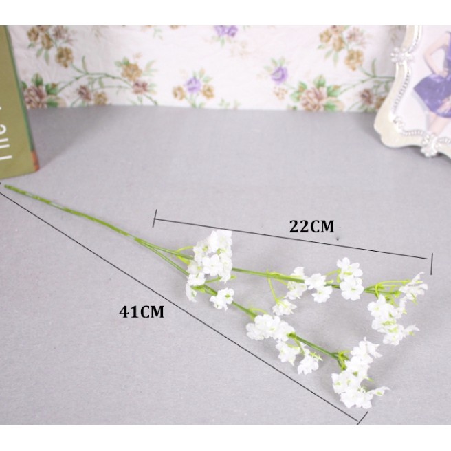 Bó Hoa Giả Màu Trắng Dùng Trang Trí Tiệc Cưới