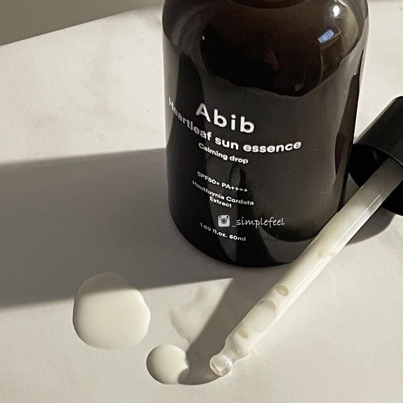 Tinh Chất Chống Nắng Làm Dịu Da Abib Heartleaf Sun Essence Calming Drop 50ml