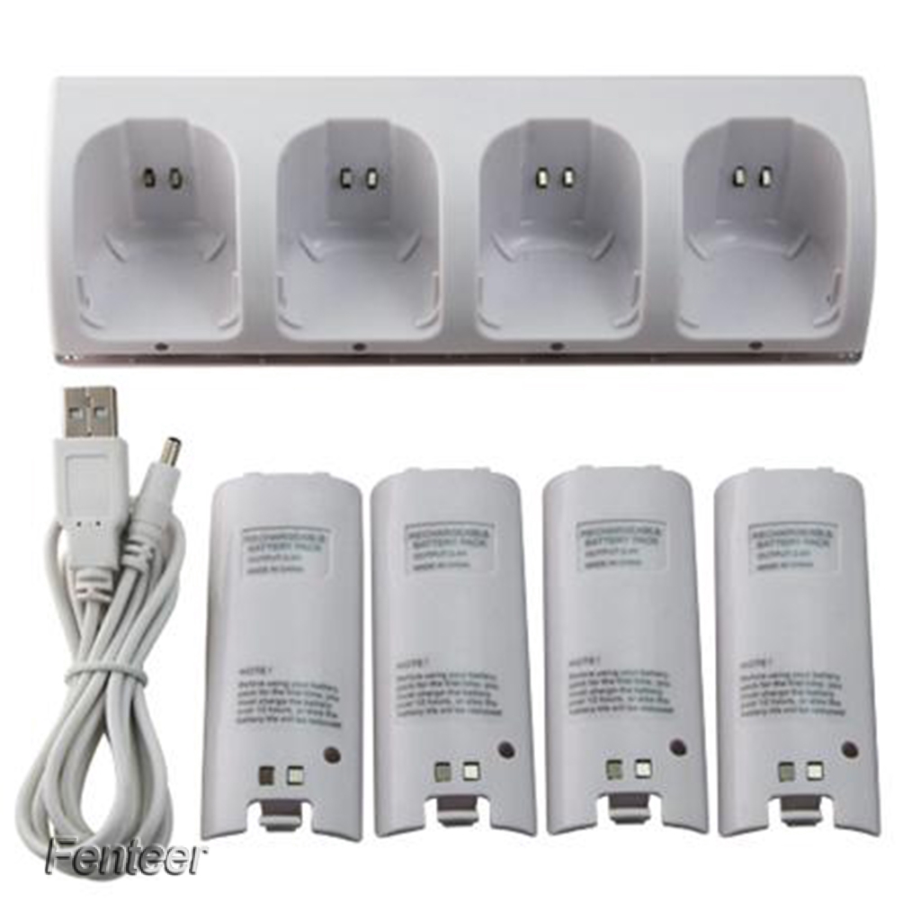 Đế sạc đứng + 4 pin 2800mAh