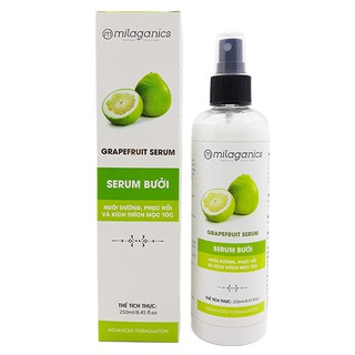 Serum bưởi giúp giảm rụng tóc, kích thích mọc tóc Milaganics 250ml