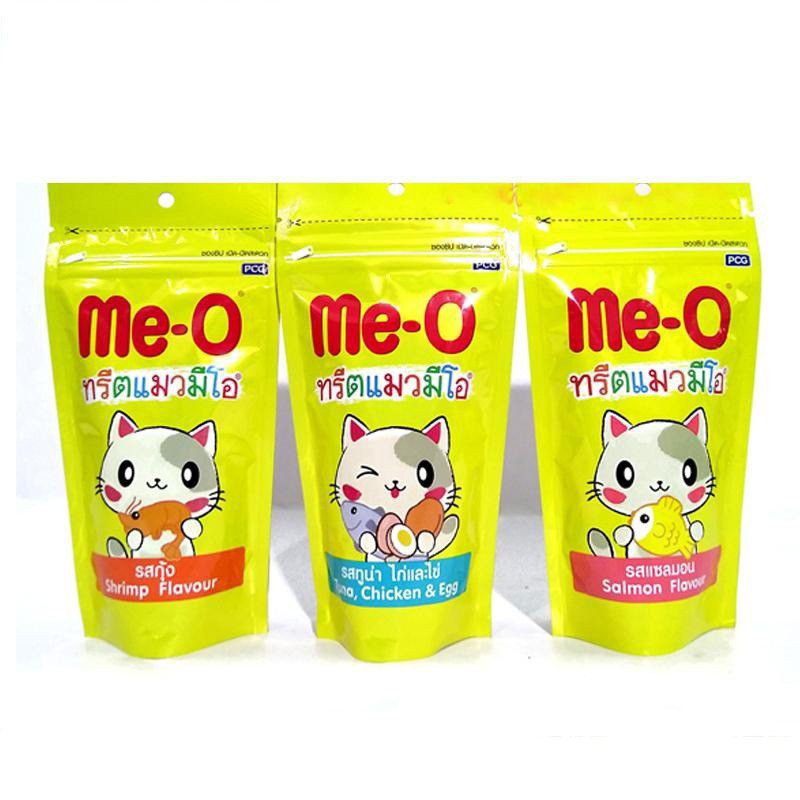 Snack Bánh thưởng Me-o Cat Treat dạng hạt gói 50g