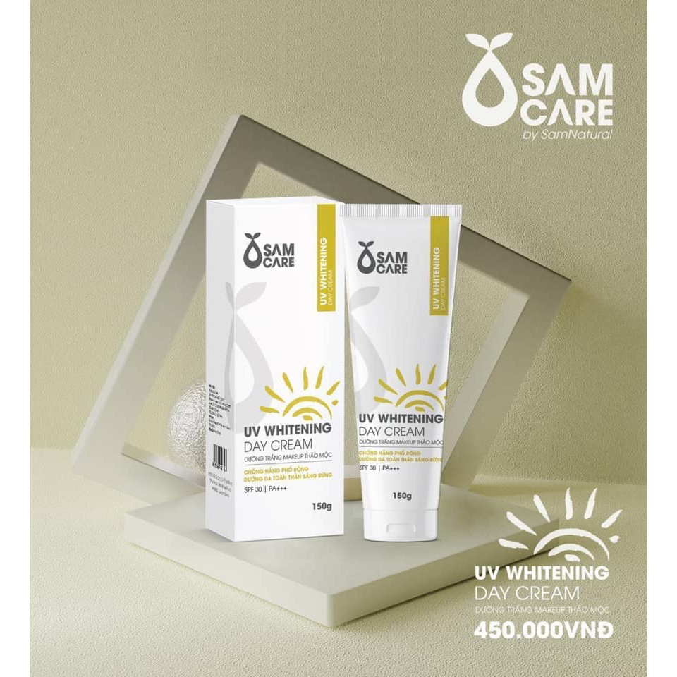 Dưỡng trắng chống nắng – UV Whitening Day Cream SamCare(chống nắng toàn thân,giúp bật tone,nuôi dưỡng làn da trắng sáng)