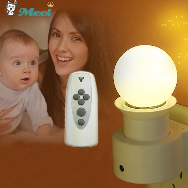 Chuôi Bóng Đèn Thông Minh E27 220V Kèm Điều Khiển Từ Xa Tiện Dụng