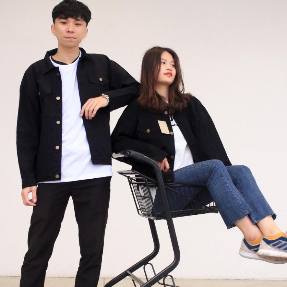 Áo Khoác Kaki Trơn Unisex Cho Cả Nam Và Nữ Vải Kaki Xuất Đẹp Và Thoáng Mát