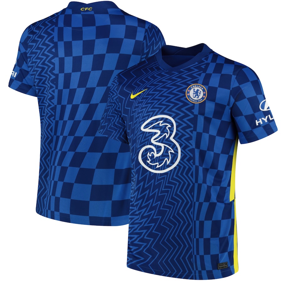 21 / 22 CFC Chelsea Sân Nhà Bóng Đá 1 Áo Đấu
