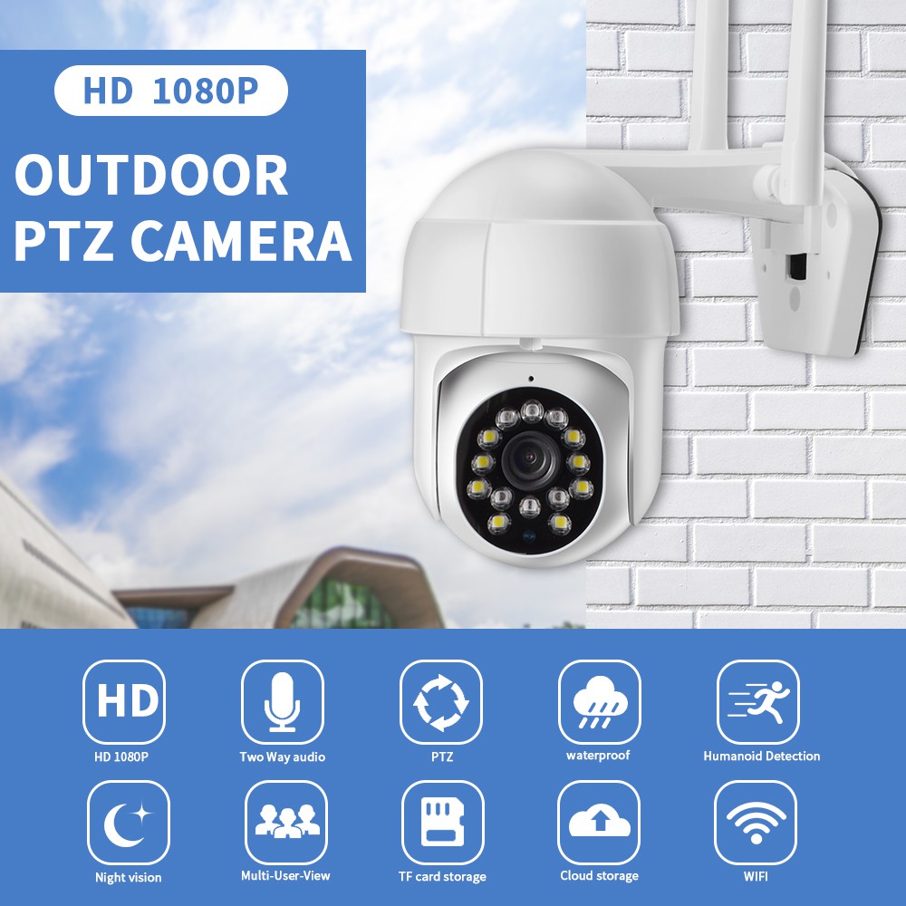 Camera IP Hamrol 1080P Yoosee PTZ Âm Thanh Wifi 2MP Tự Động Theo Dõi P2P Quan Sát Không Dây